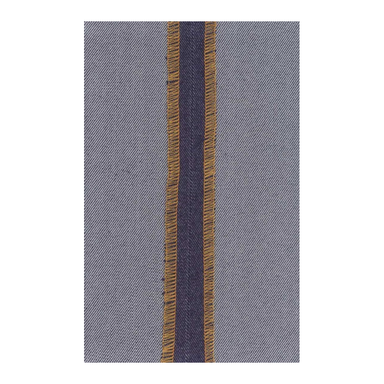 دفتر یادداشت خط دار پارچه ای زیگزاگ آبی