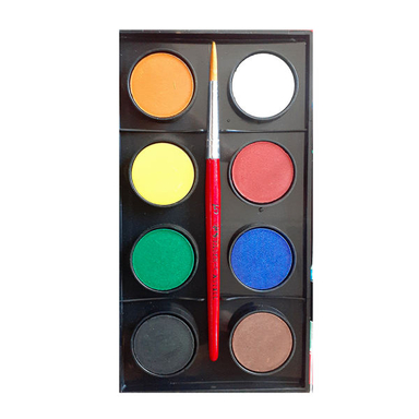 آبرنگ مقوایی 8 رنگ فابر کاستل (Faber Castell) کد 125008
