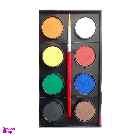 آبرنگ مقوایی 8 رنگ فابر کاستل (Faber Castell) کد 125008