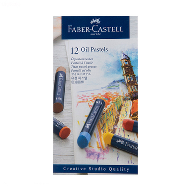 پاستل گچی فابر کاستل (FaberCastell) مدل 12 رنگ