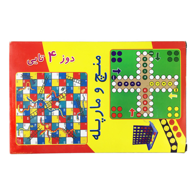 بازی فکری شایان (Shayan) دوز سه بازی منچ و مار و پله