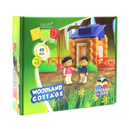 بازی ساختنی تک توی (Tak Toy) مدل کلبه جنگلی بسته 45 عددی