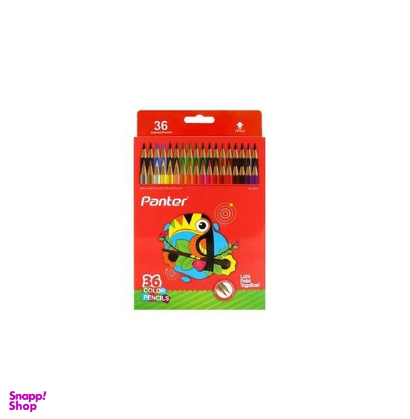 مداد رنگی 36 رنگه مقوایی پنتر مدل PCP 103 – 36