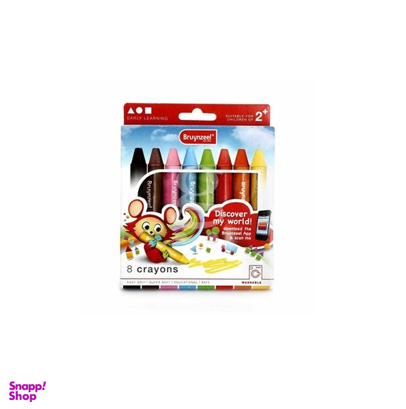 مداد شمعی طرح مداد رنگی 6 رنگ برونزیل (BRUYNZEEL ) مدل 2205K06B