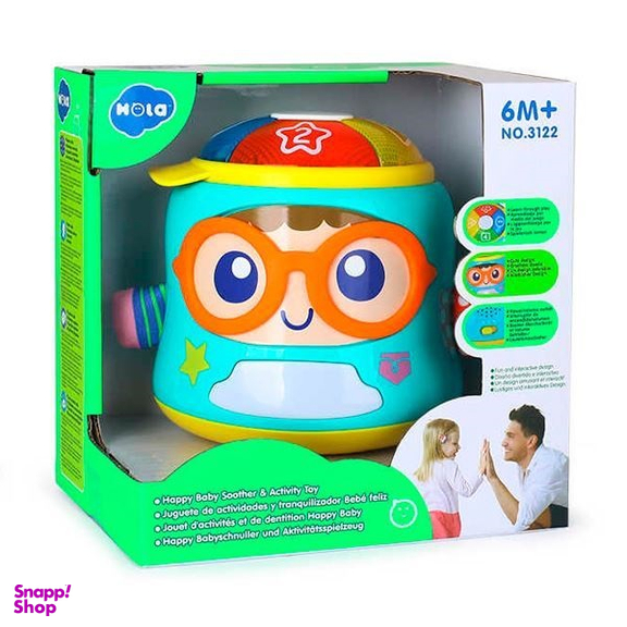 پسر بچه بازیگوش آموزشی موزیکال هالی تویز (Huile toys) کد 3122