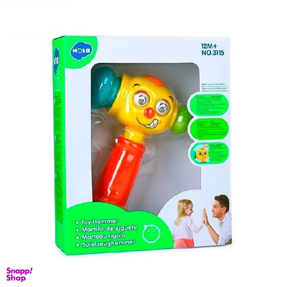 چکش جغجغه ای هالی تویز (Huile toys) کد 3115