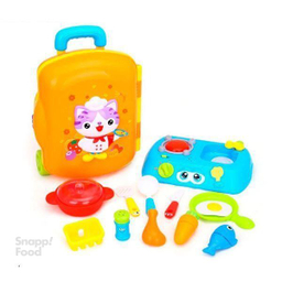 ست آشپزخانه کیفی هالی تویز (Huile toys) کد 3108