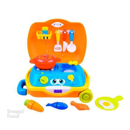 ست آشپزخانه کیفی هالی تویز (Huile toys) کد 3108
