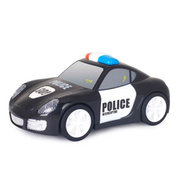 ماشین و موتور پلیس پورشه هالی تویز (Huile toys) کد 6106