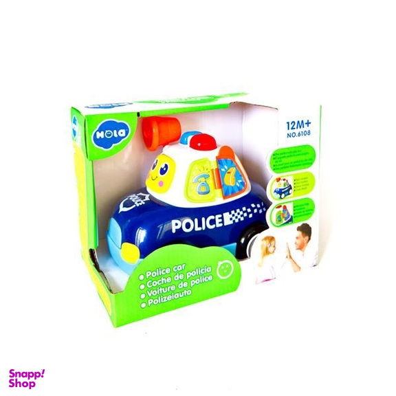 ماشین و موتور پلیس موزیکال هالی تویز (Huiletoys) کد 6108