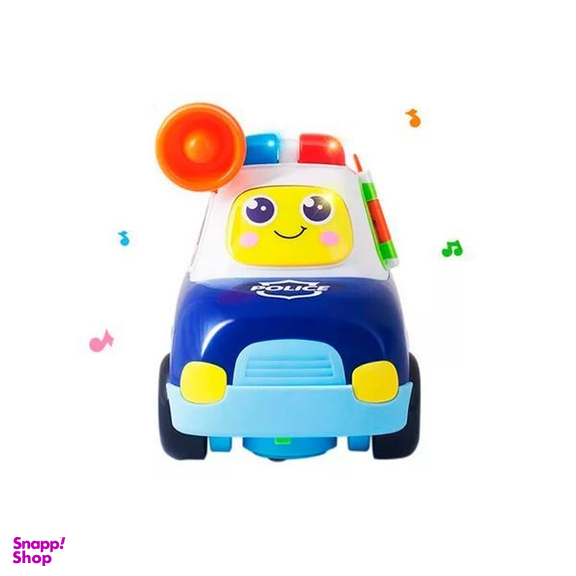 ماشین و موتور پلیس موزیکال هالی تویز (Huiletoys) کد 6108