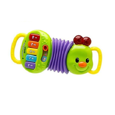 کرم خاکی آکاردیونی موزیکال وی تک (Vtech) 118603