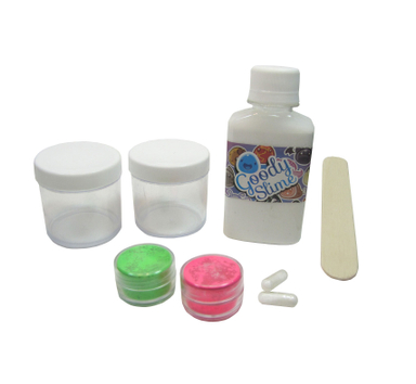 پک ساخت اسلایم گودی اسلایم (Goody Slime) مدل خامه ای رنگ آمیزی سایز کوچک
