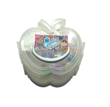 پک رنگ آمیزی اسلایم گودی اسلایم (Goody Slime) مدل سه طبقه سیب