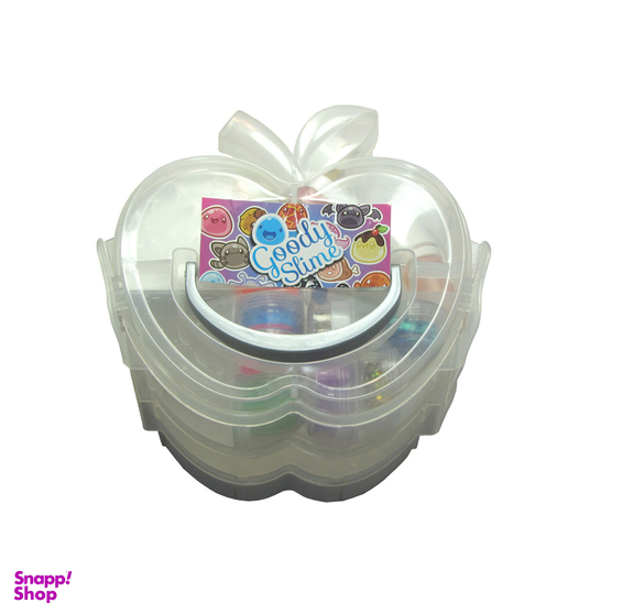 پک رنگ آمیزی اسلایم گودی اسلایم (Goody Slime) مدل سه طبقه سیب
