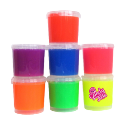 اسلایم شفاف گودی اسلایم (Goody Slime) مدل رنگارنگ مجموعه 7 عددی
