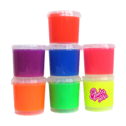 اسلایم شفاف گودی اسلایم (Goody Slime) مدل رنگارنگ مجموعه 7 عددی