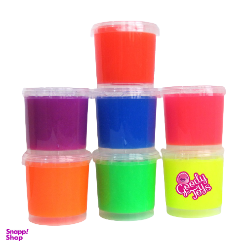 اسلایم شفاف گودی اسلایم (Goody Slime) مدل رنگارنگ مجموعه 7 عددی