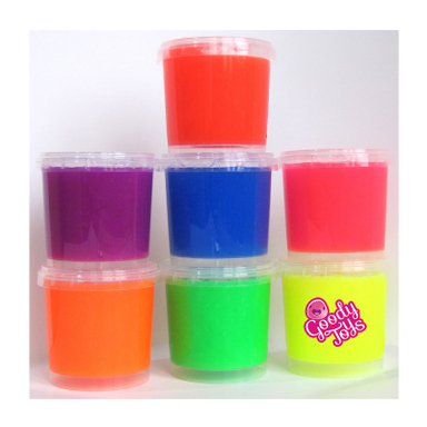 اسلایم شفاف گودی اسلایم (Goody Slime) مدل رنگارنگ مجموعه 7 عددی