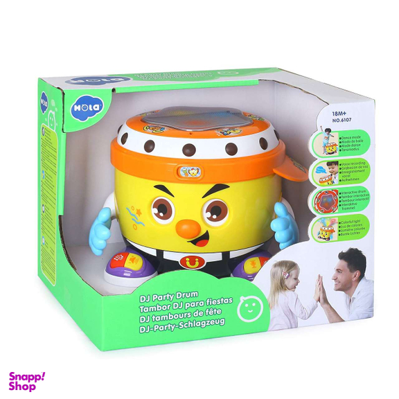 بازی آموزشی هولی تویز (Huile Toys) طرح طبل مدل 6107