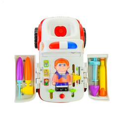 بازی آموزشی هولی تویز (Huile Toys) مدل آمبولانس کد 836