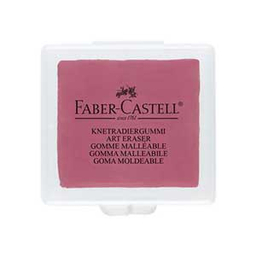 پاک کن خمیری هنری با کاور پلاستیکی فابرکستل (Faber-Castell) قرمز