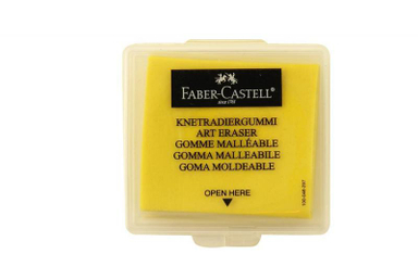 پاک کن خمیری هنری با کاور پلاستیکی فابرکستل (Faber-Castell) زرد