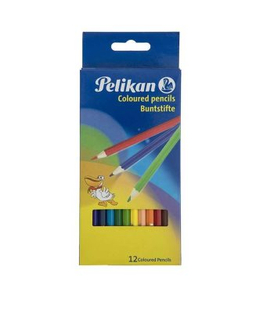 مداد رنگی 12 رنگ جعبه مقوایی پلیکان (Pelikan)