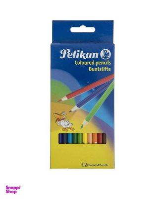 مداد رنگی 12 رنگ جعبه مقوایی پلیکان (Pelikan)