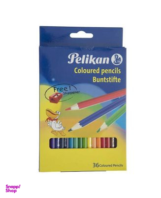 مداد رنگی 36 رنگ جعبه مقوایی پلیکان (Pelikan)