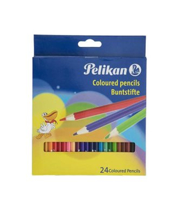 مداد رنگی 24 رنگ جعبه مقوایی پلیکان (Pelikan)