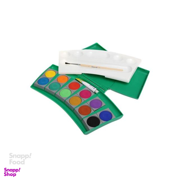 آبرنگ 12 رنگ حرفه ای Procolor پلیکان (Pelikan) جعبه پلاستیکی سبز