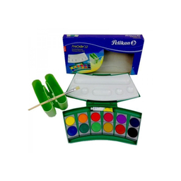 آبرنگ 12 رنگ حرفه ای Procolor پلیکان (Pelikan) جعبه پلاستیکی سبز