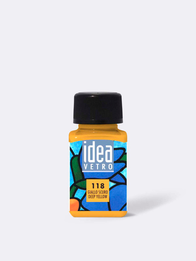 رنگ شیشه آیدیا (مایمری) Deep yellow (118) -1020