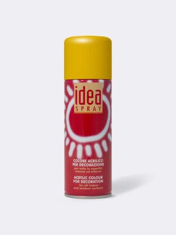 اسپری رنگ اکریلیک آیدیا (Idea) Deep yellow (118) -130