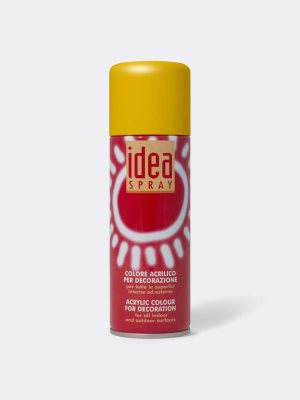 اسپری رنگ اکریلیک آیدیا (Idea) Deep yellow (118) -130