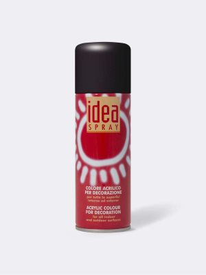 اسپری رنگ اکریلیک آیدیا (Idea) Black (530) -130