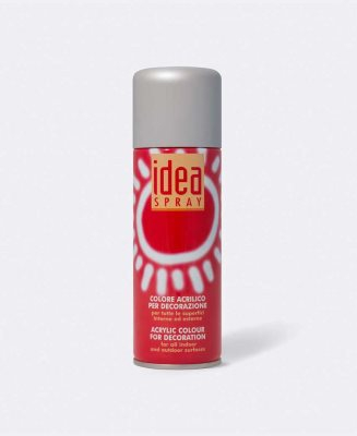 اسپری رنگ اکریلیک آیدیا (Idea) Silver (003) -130