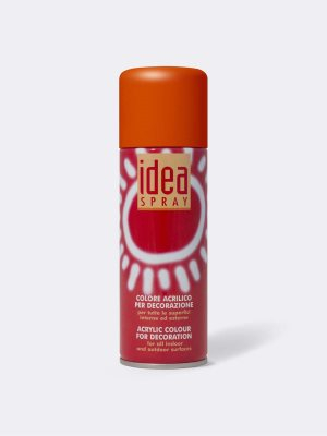اسپری رنگ اکریلیک آیدیا (Idea) Orange (050) -130