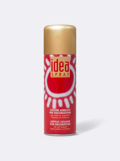 اسپری رنگ اکریلیک آیدیا (Idea) Light Gold (137) -130