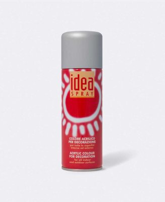 اسپری رنگ اکریلیک آیدیا (Idea) Silver Chroming (706) -130