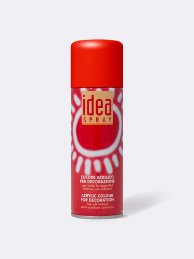 اسپری رنگ اکریلیک آیدیا (Idea) Fluorescent Red (239) -130