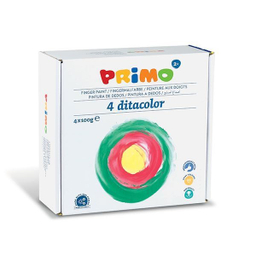 رنگ انگشتی پریمو (Primo) کد 224TD100S4 حجم 100 گرم 4 رنگ