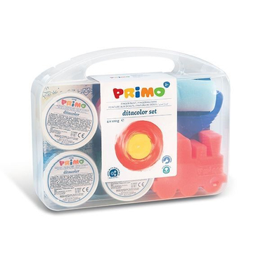 رنگ انگشتی پریمو (Primo) به همراه لوازم جانبی 4 رنگ 100 گرم کد 823VTDP