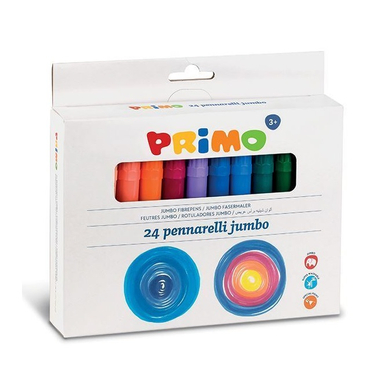 ماژیک نقاشی پریمو (Primo) کد جامبو 24 رنگ کد 604JUMBO24