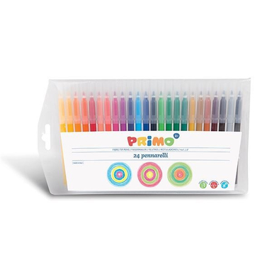 ماژیک نقاشی پریمو (Primo) کد قابل شستشو 24رنگ کد 606PEN24B