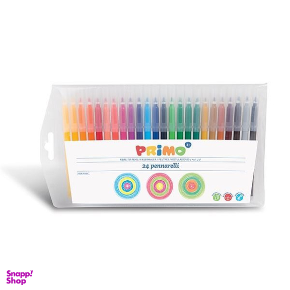 ماژیک نقاشی پریمو (Primo) کد قابل شستشو 24رنگ کد 606PEN24B