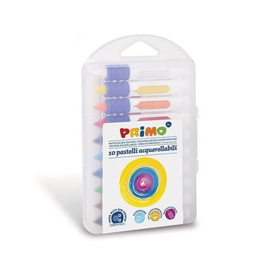 مداد شمعی پریمو (Primo) کد آکوارل 10 رنگ کد 048PA10NP