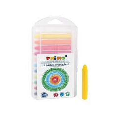 مداد شمعی پریمو (Primo) کد سه گوش سوپر سافت 12 رنگ کد 085PT12P