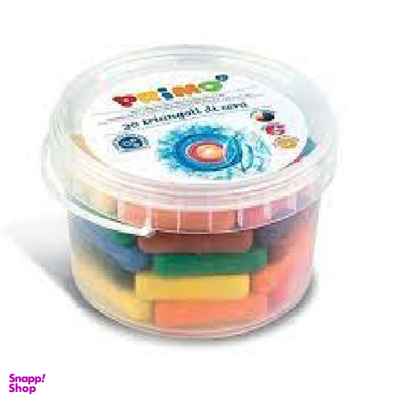 مداد شمعی پریمو (Primo) کد قوطی 10 رنگ 30 عددی کد 077TRI30